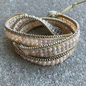 Nakamol Beaded Wrap Bracelet